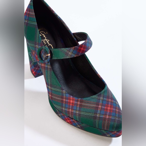 Cato | PLAID MARY JANE PLATFORM PUMPS size w12 - Picture 3 of 8